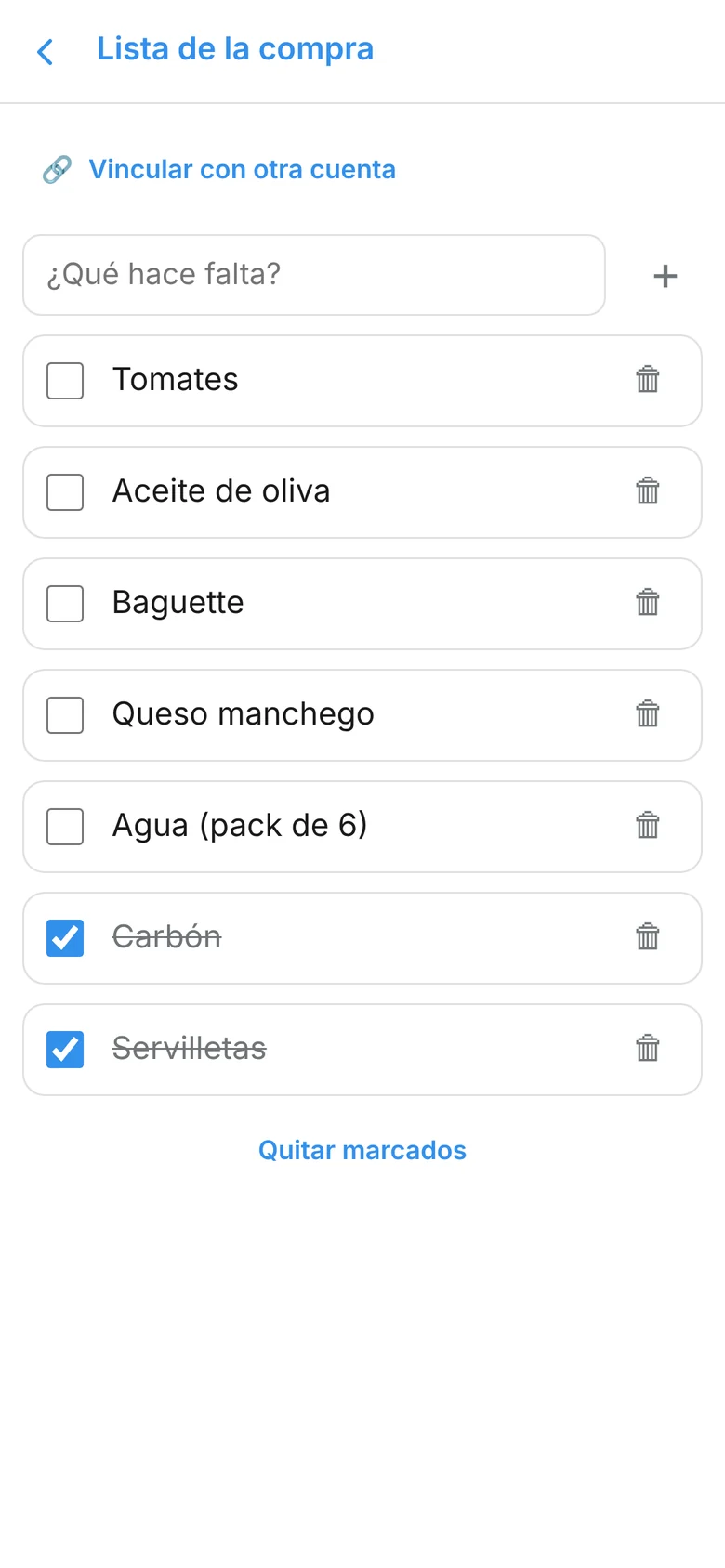Lista de la compra